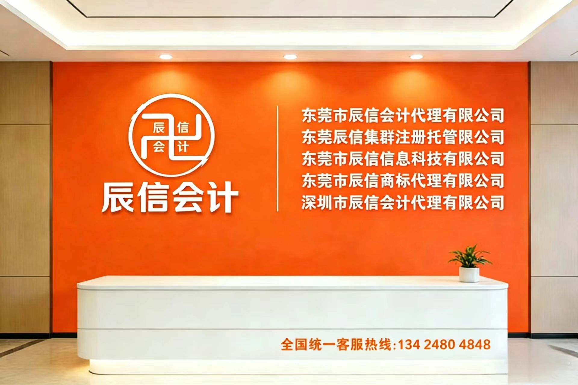 辰信会计公司前台 辰信会计公司前台